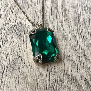 Sorrelli Emerald Crystal Necklace
